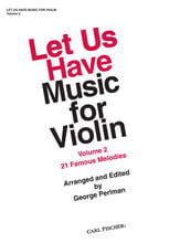 LET US HAVE MUSIC FOR VIOLIN VOL 2 cover